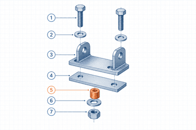 Exploded assembly concept diagram